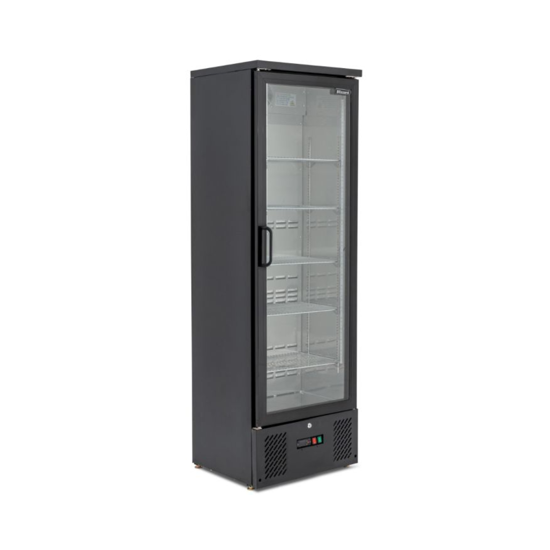 Blizzard BAR10 Upright Single Hinged Glass Door Bottle Cooler