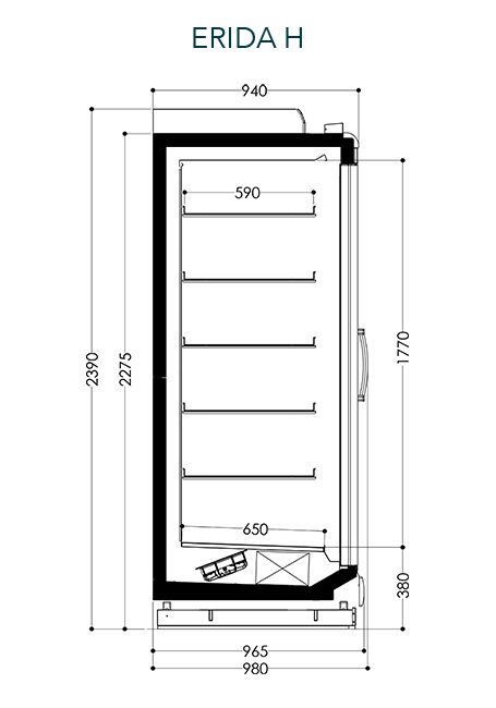 Freor Erida Freezer Display
