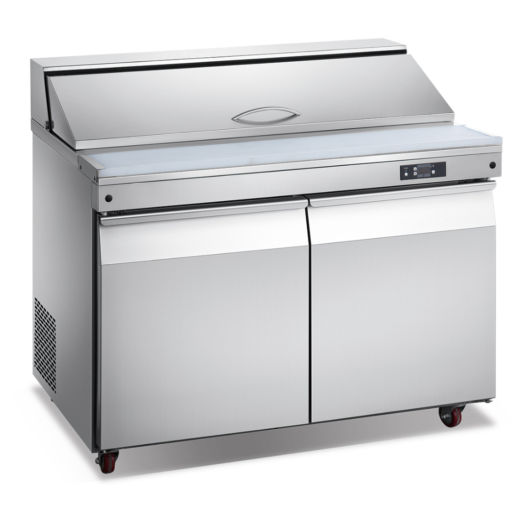 Coldstar ES-SL1800F-2M triple Door Stainless Steel Salad Counter