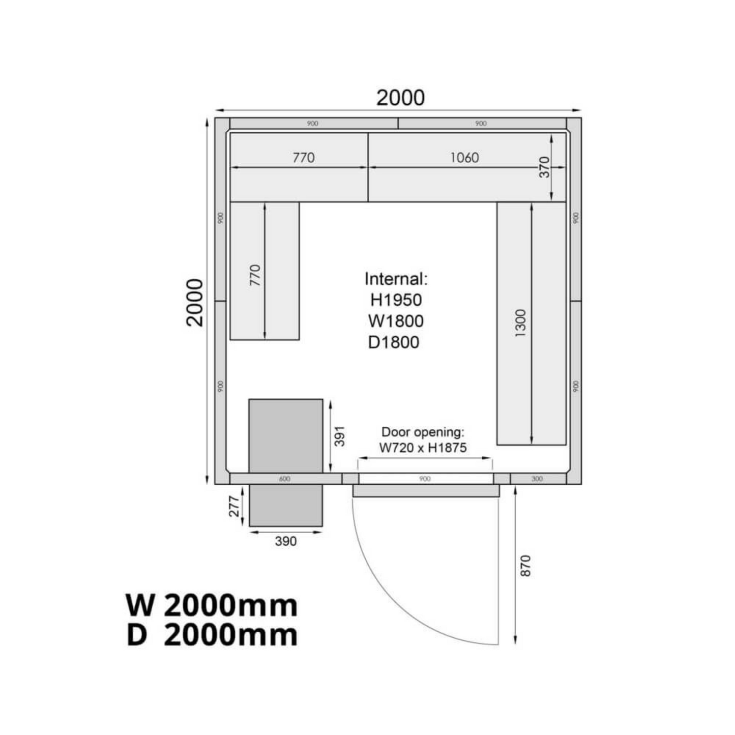 Mercatus ME2020C Cold Room