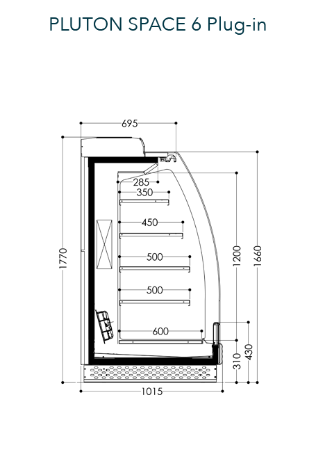 Freor Pluton Space Display Cabinet