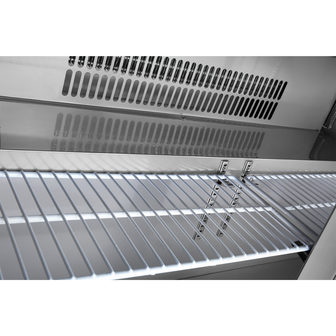 Coldstar ES-PS1500F-2M Double Door Stainless Steel Pizza Counter