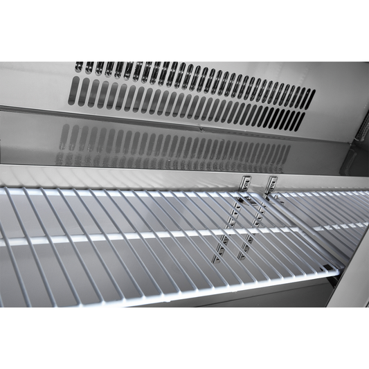 Coldstar ES-PS1500F-2M Double Door Stainless Steel Pizza Counter