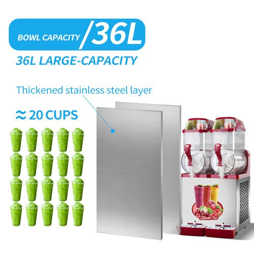 Bestfood SM312 Triple Barrel Slush Machine
Bowl capacity: 36L - Large capacity - Thickened stainless steel layer
Sold by DS Refrigeration