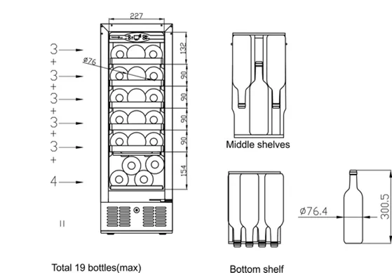 Tefcold TFW100-S Wine Cooler