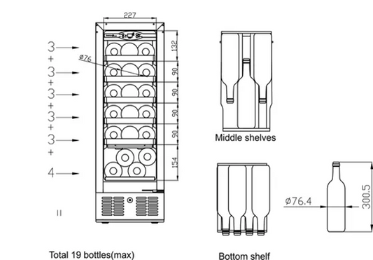 Tefcold TFW100-S Wine Cooler