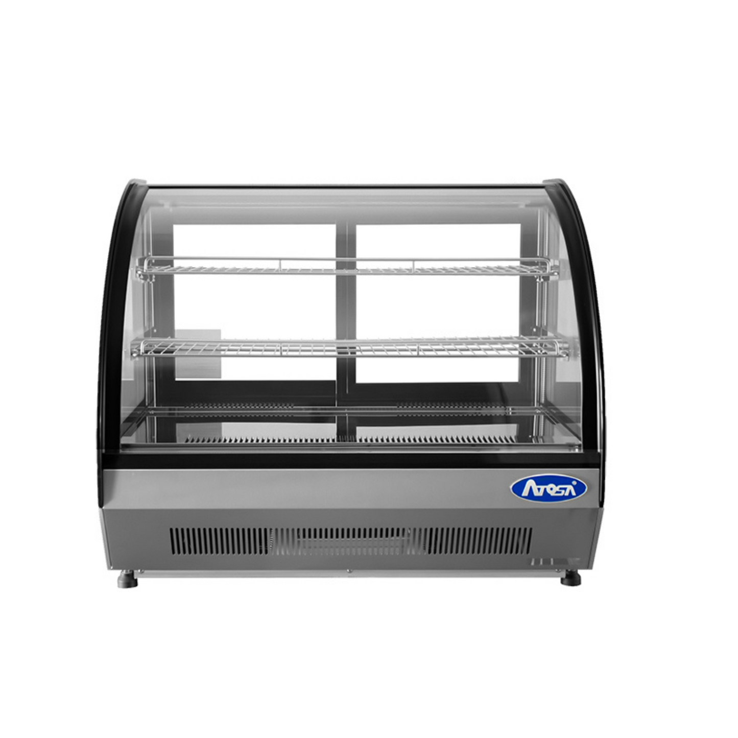 Front view of the Atosa WSY125L Counter Top Curved Display Chiller
Sold by DS Refrigeration
