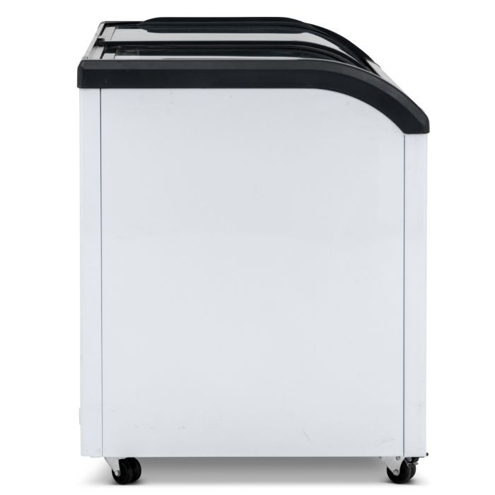Blizzard BDF Curved Glass Lid Freezer
Side view