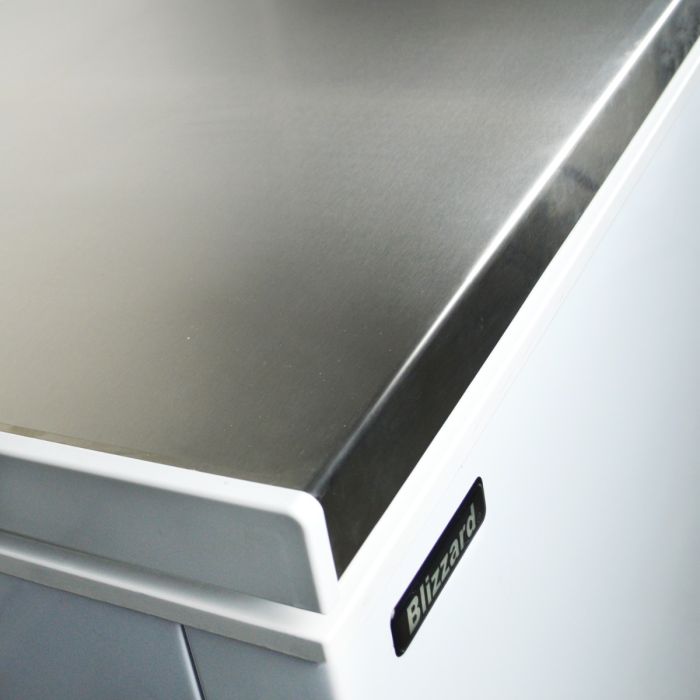 Blizzard CF550SS Chest freezer with stainless lid 550l