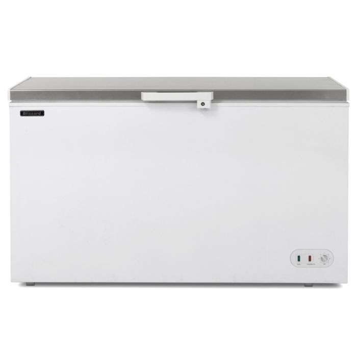 Blizzard CF550SS Chest freezer with stainless lid 550l