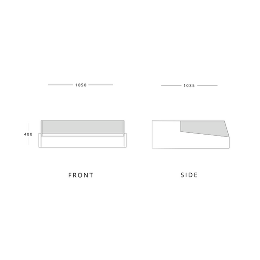 Mafirol Hera Fish SB-VBS Counter Top Low Glass Fish Display Case