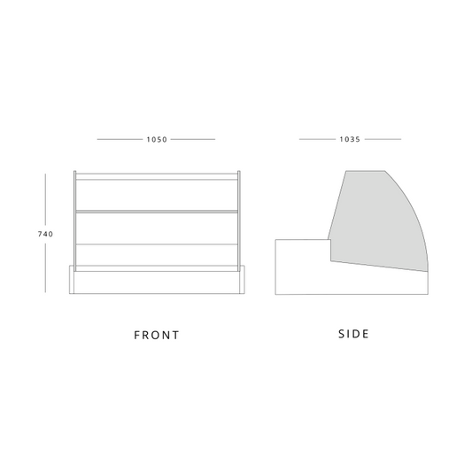 Mafirol Hera Fish SB-VCR Counter Top Fish Display Case