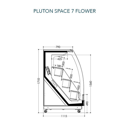 Freor Pluton Space Flower Display