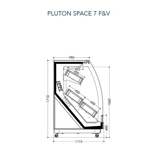 Freor Pluton Space Fruit & Vegetables Display