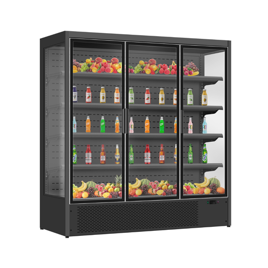 Coldstar BFG-1880 Triple Door Glass Door Multideck