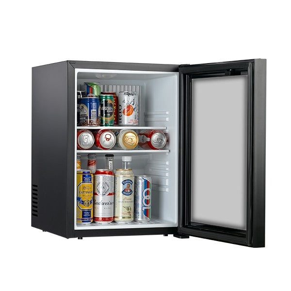 Blizzard BMB40G Mini Bar (24 Bottles)
Front view - glass door - door opened