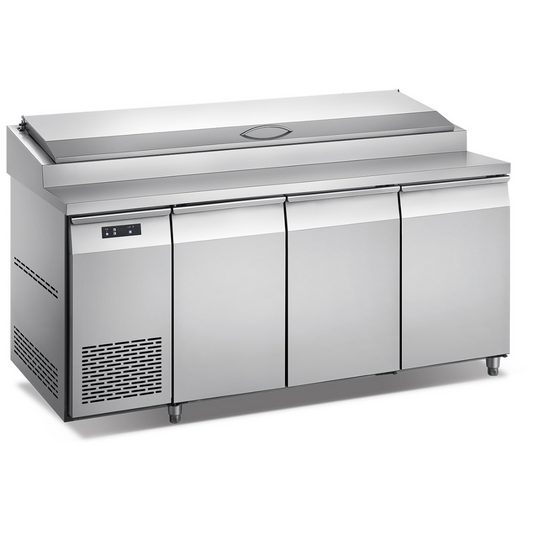 Coldstar ES-PS2330F-3M Triple Door Stainless Steel Pizza Counter