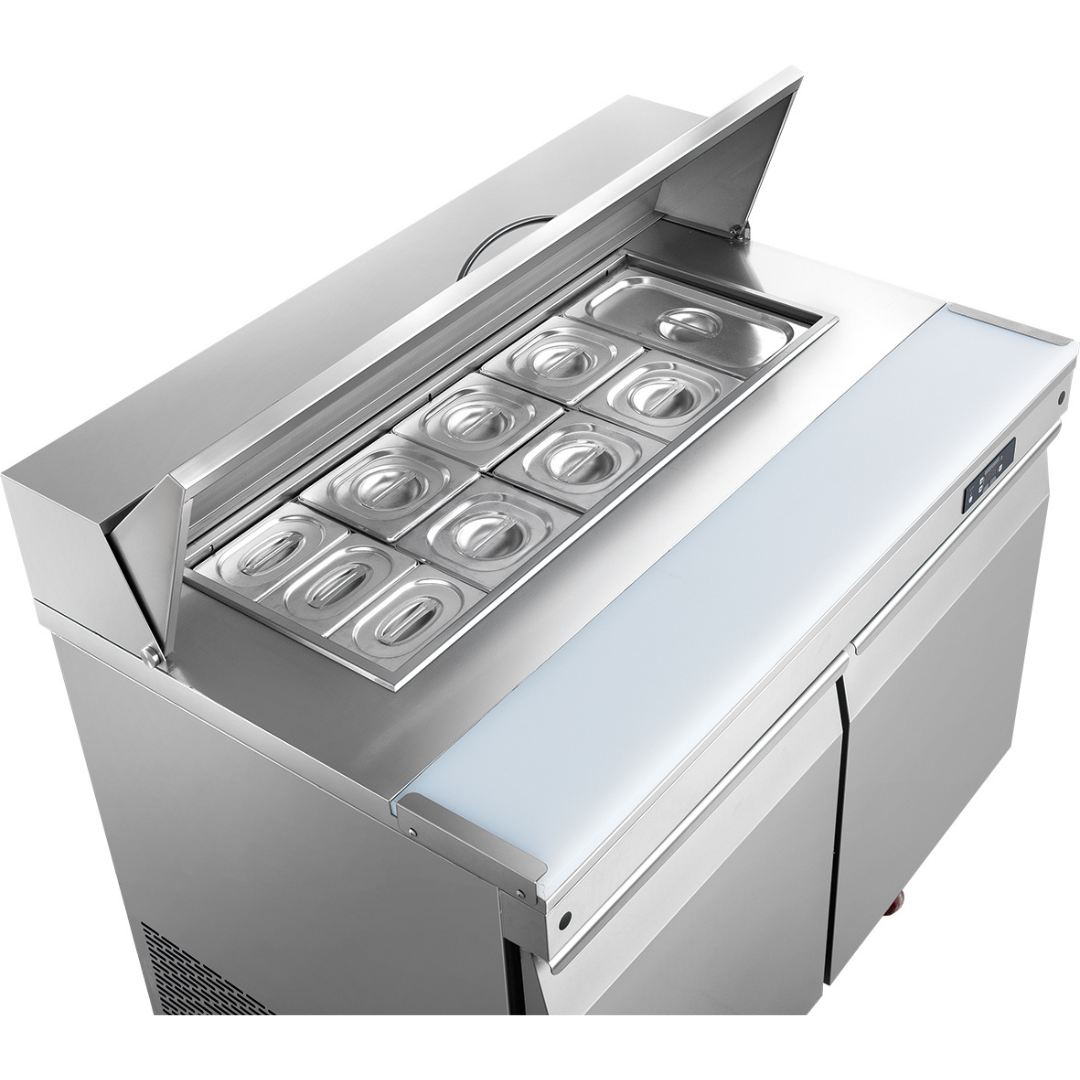 Coldstar ES-SL1200F-2M Double Door Stainless Steel Salad Counter