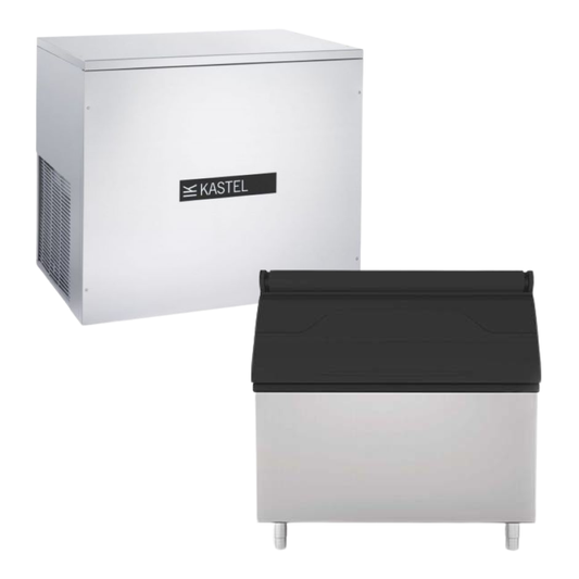 Kastel KP165 Ice Cube Maker + STS250 Storage Bin