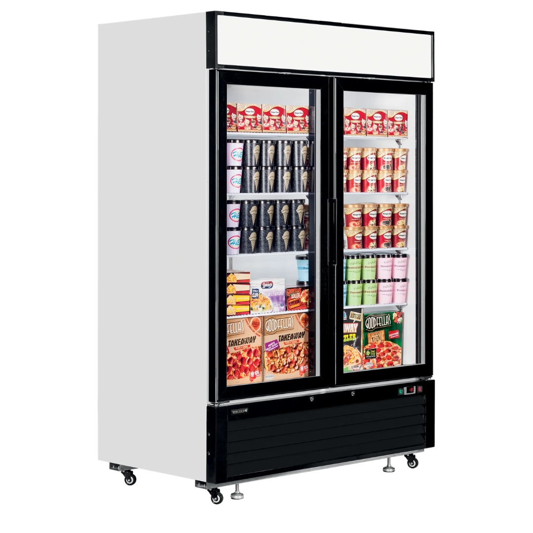 Tefcold LGF5000 Double Glass Door Display Freezer