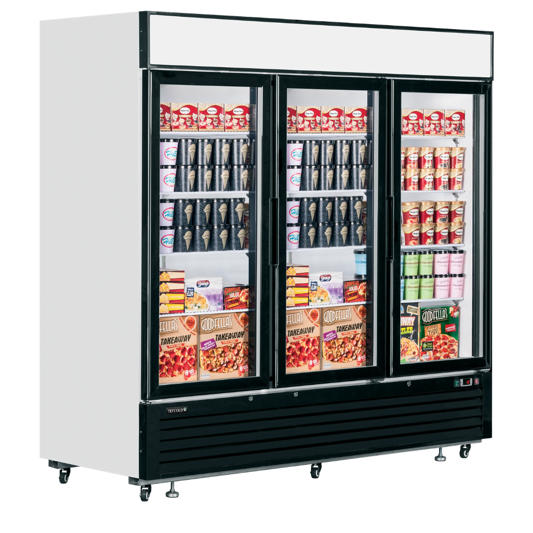Tefcold LGF7500 Triple Glass Door Display Freezer