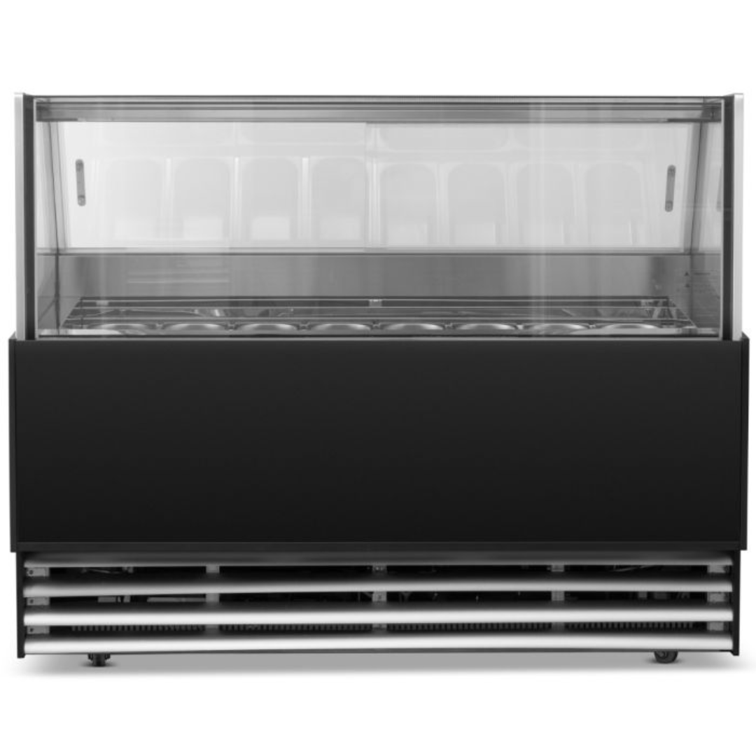 Blizzard LUXE15   15 pan Ice Cream Display