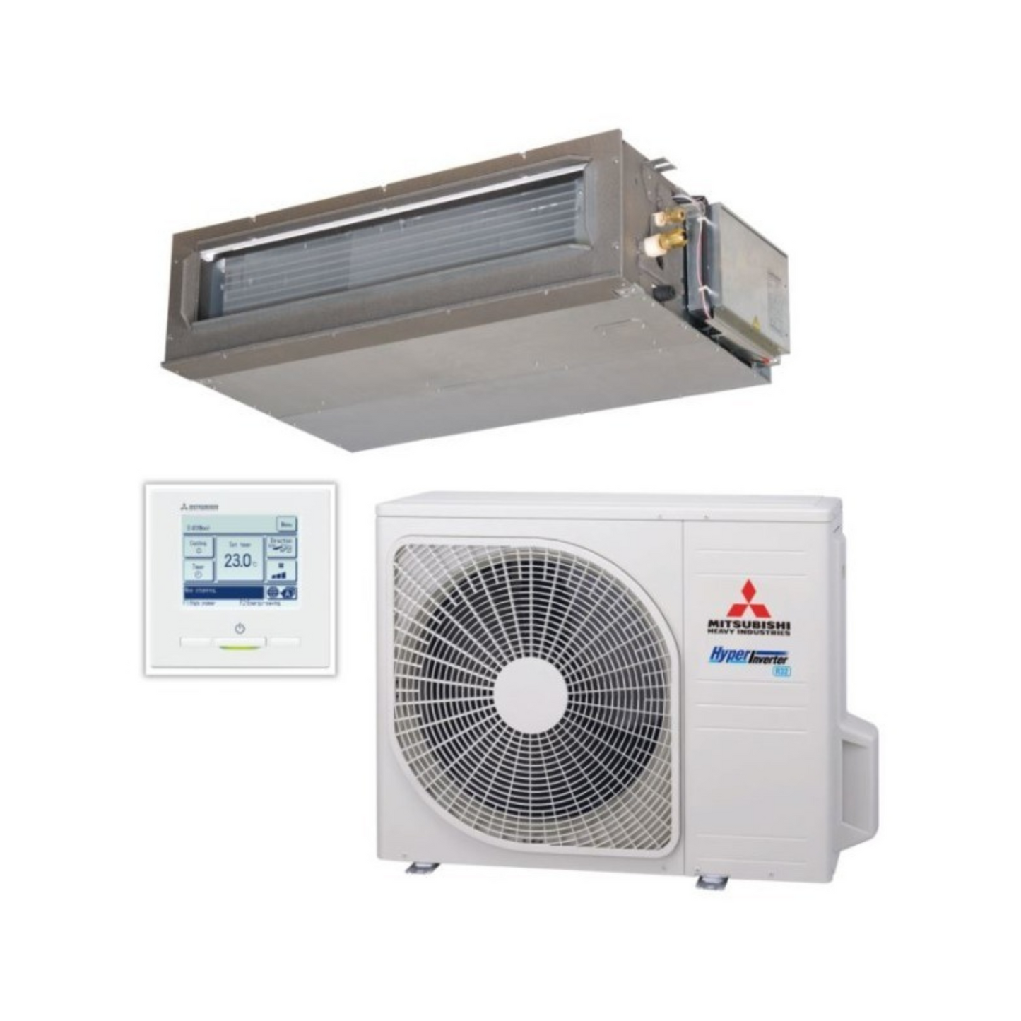 MHI Air Conditioning FDUM60VH Low/Middle Static Ducted Heat Pump Hyper Inverter Single phase