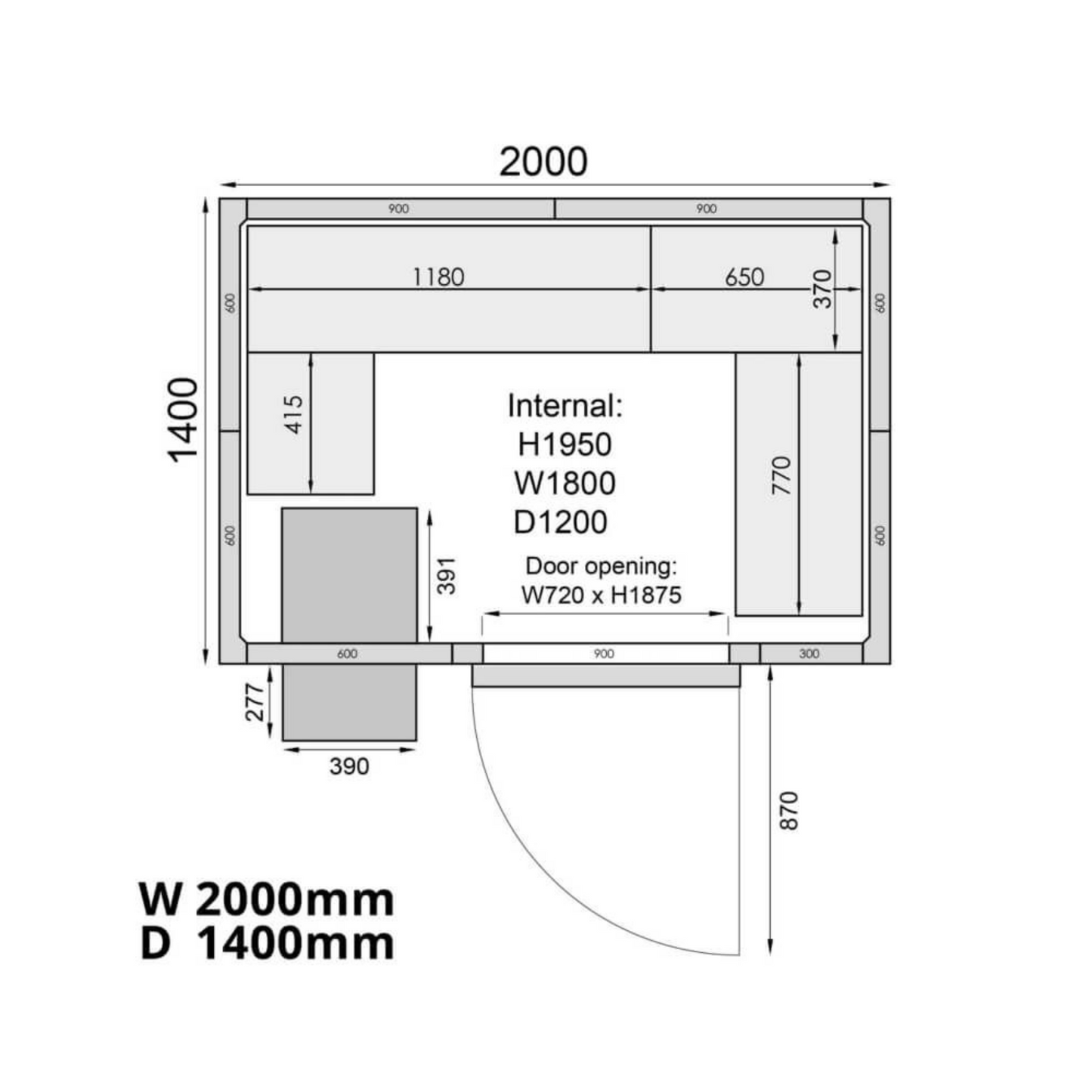 Mercatus ME2014C Cold Room