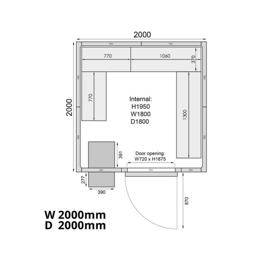 Mercatus ME2020C Cold Room