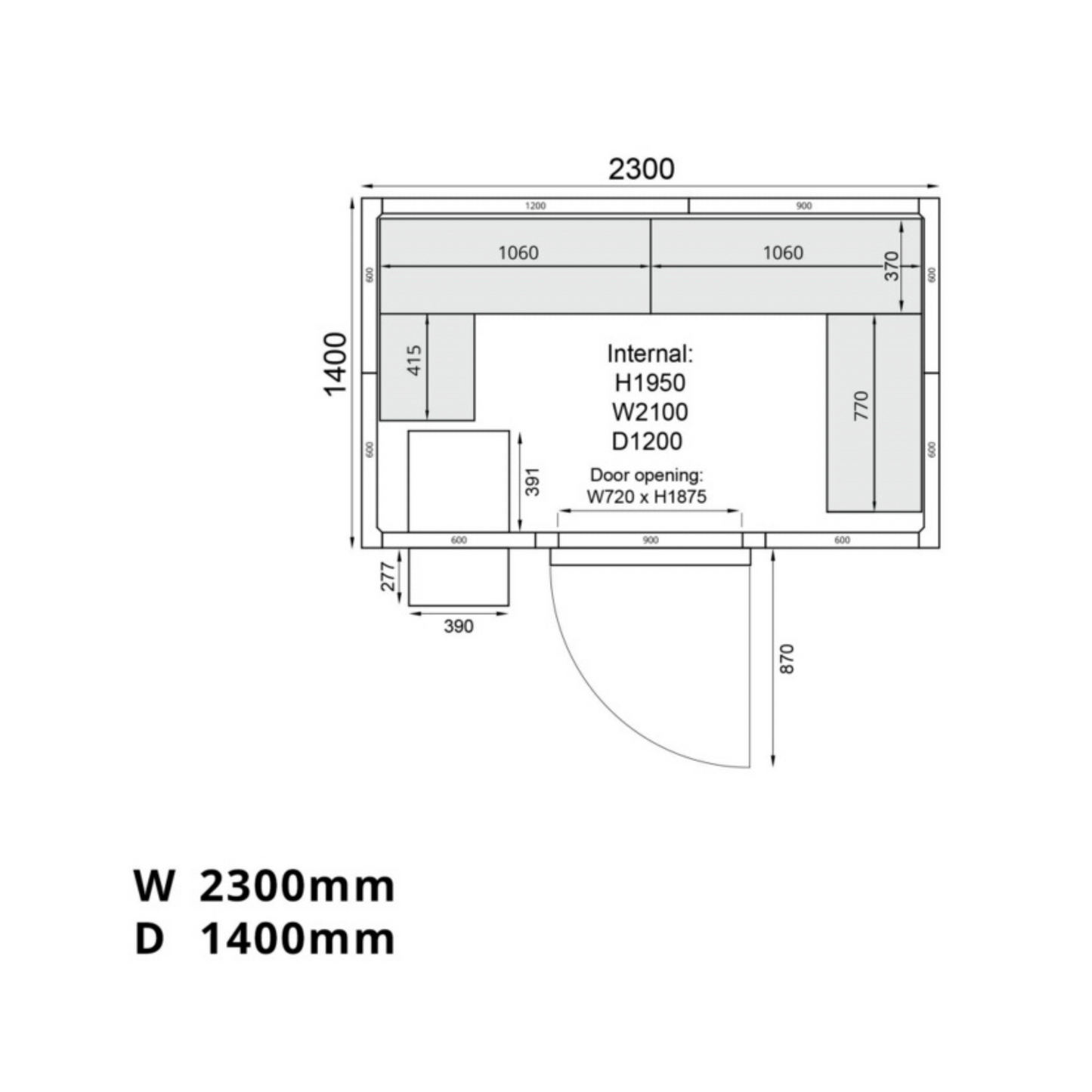 Mercatus ME2314C Cold Room