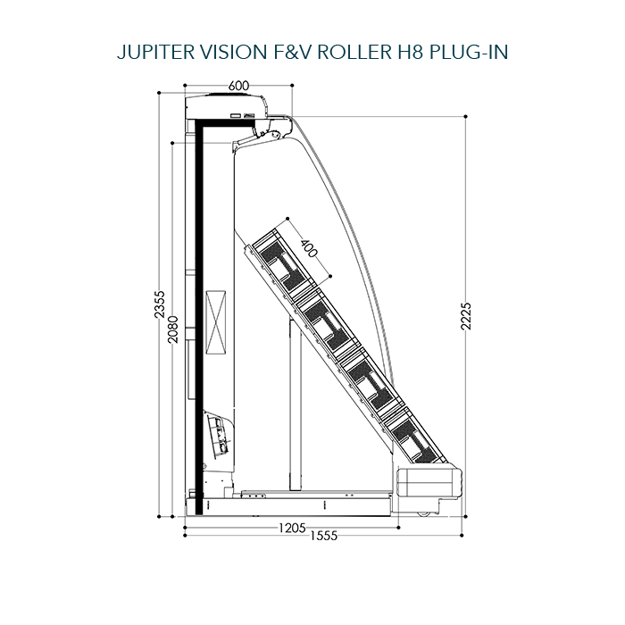 Freor Jupiter Vision F&V Roller Cabinet