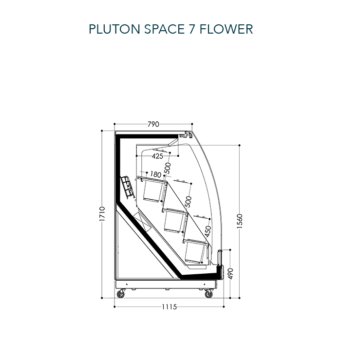 Freor Pluton Space Flower Display